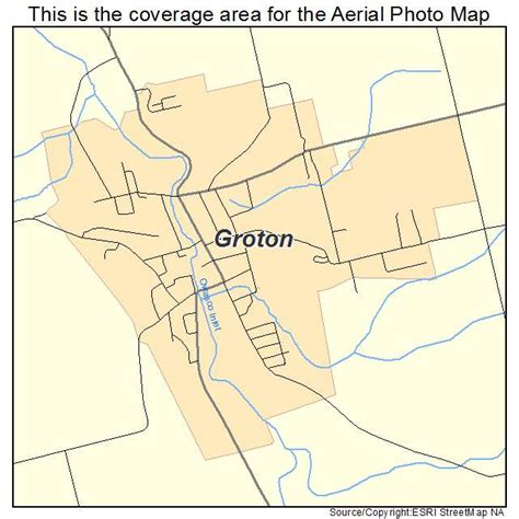 Aerial Photography Map of Groton, NY New York