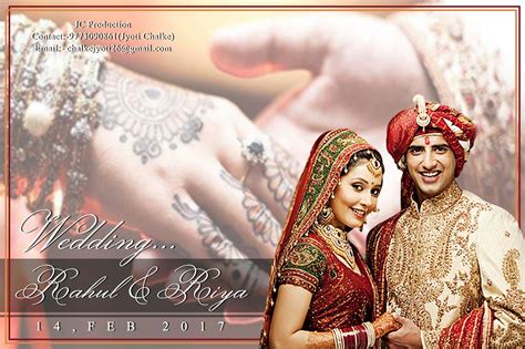 Indian Wedding Photo Album Cover Design at Design