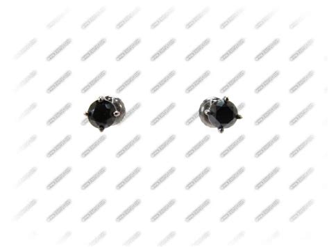 Royal Black Diamond Earrings 10727: best price for jewelry. Buy online in NY at TRAXNYC.