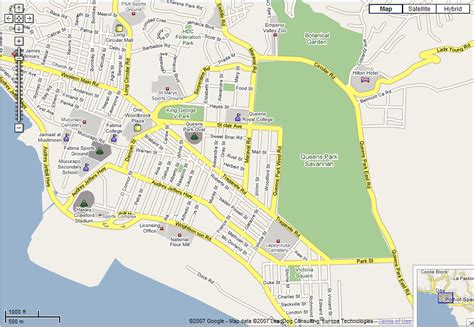 Port of Spain Map