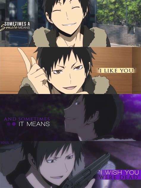 Izaya Orihara Mangas ; Izaya Orihara | Anime quotes inspirational, Anime quotes, Anime love quotes