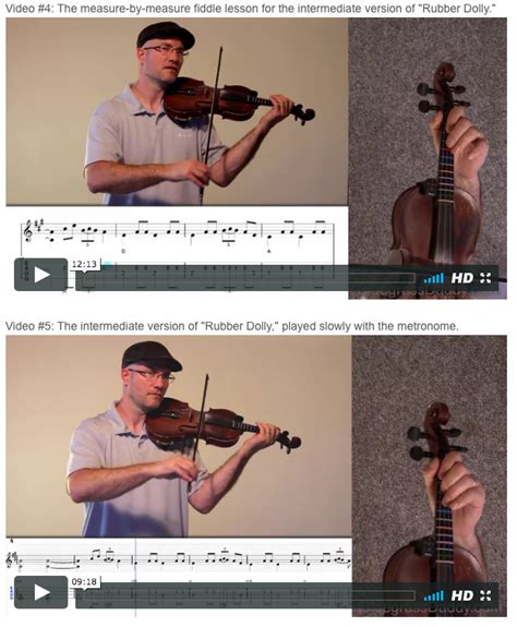 Rubber Dolly – Bluegrass Daddy – Online Fiddle Lessons