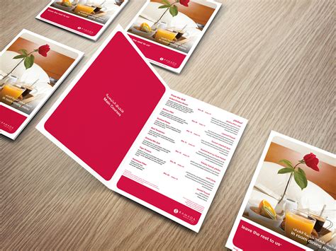 Ramada Beach Hotel Ajman In-room Dining Menu on Behance