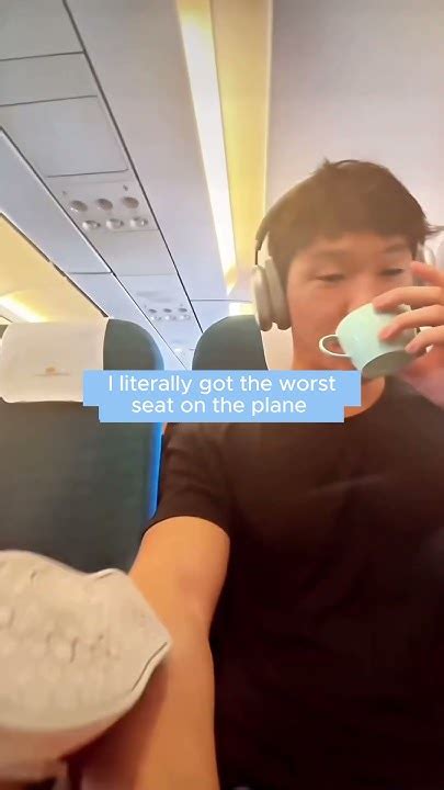 Worst Airplane Seat Ever! - YouTube