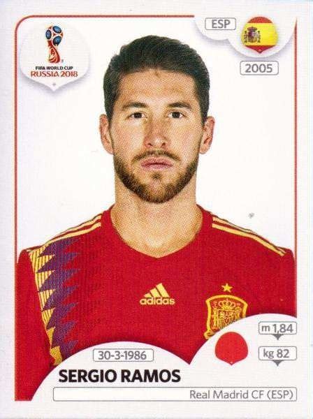 Sergio Ramos - Spain - FIFA World Cup Russia 2018 sticker 139