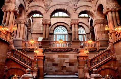 New York State Capitol Building Great Western Staircase in Albany, New ...