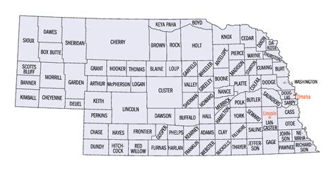 List of counties in Nebraska | Familypedia | FANDOM powered by Wikia