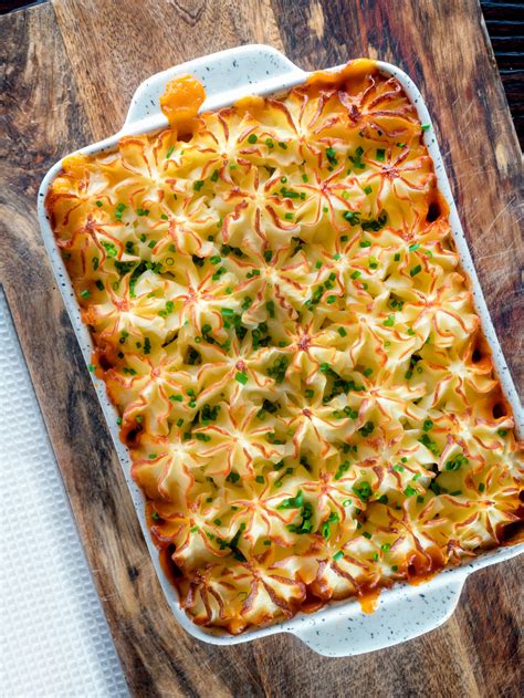 Fish Finger Pie with Baked Beans - Krumpli