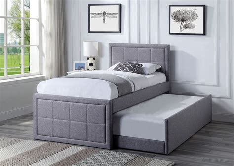 Single Trundle Bed Frame With Pull out Storage - Home Treats UK