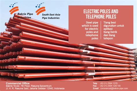 Electricity & Telecommunication| Bakrie Pipe Industries | The Leading Pioneer of Welded Steel ...