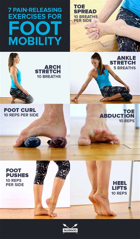 7 Pain-Releasing Exercises for Your Achy Feet | Exercise, Foot ...