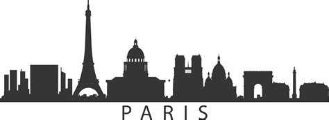 Paris clipart skyline, Paris skyline Transparent FREE for download on ...