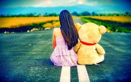Girl and teddy bear - Photography & Abstract Background Wallpapers on Desktop Nexus (Image 1578208)