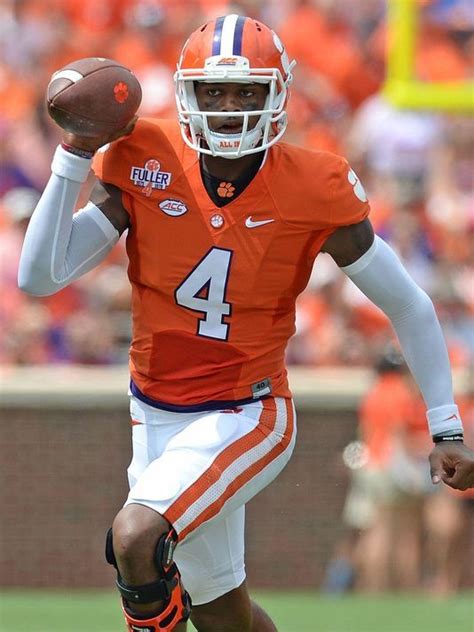 DESHAWN WATSON QUARTERBACK CLEMSON | Deshaun watson clemson, Clemson ...