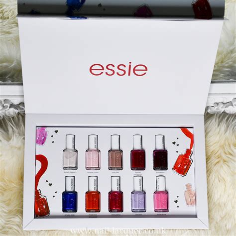 Essie nail polish suitcase gift set review and swatches by Nail Lacquer UK