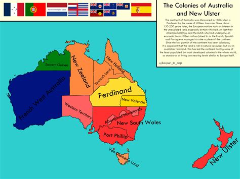 Australia Except More Countries Colonized It : imaginarymaps