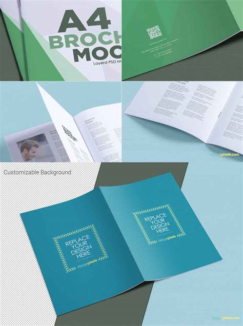 Best 35 Free Brochure Mockup in PSD