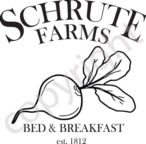 Schrute Farms SVG - Etsy