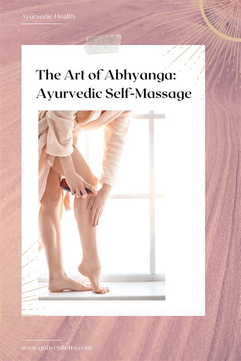 The Ayurvedic practice of abhyanga, or oil massage, boasts physical benefits for the body's ...