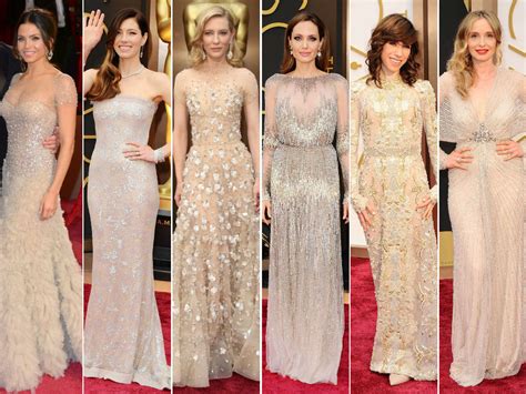 Oscars Red-Carpet Trend: Sparkly Nude Dresses