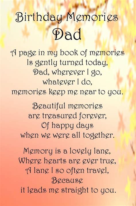 Poems For Dads Birthday In Heaven - Jackie Jo-Ann