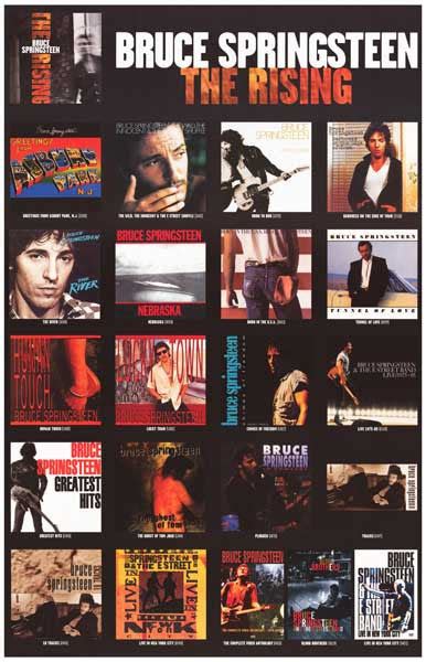 Bruce Springsteen Album Covers Poster 11x17 – BananaRoad