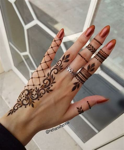 50+ Latest Henna Mendhi Designs - Zahrah Rose | Simple henna tattoo, Henna tattoo, Pretty henna ...