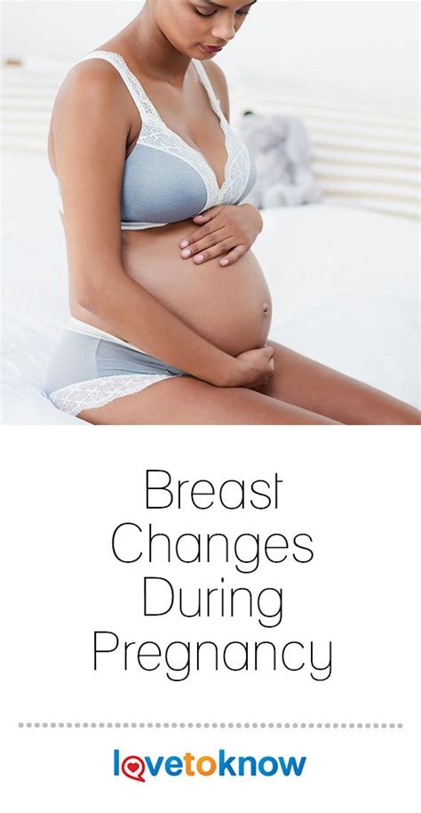 You will experience various breast changes throughout your pregnancy ...