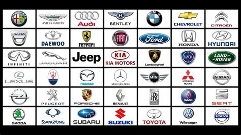 Logo auta 2 - cars logo - car brand - car emblems. What this car? - YouTube