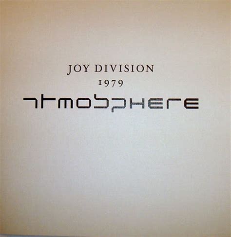 Joy Division - Atmosphere (2009, Transparent Green, Vinyl) | Discogs