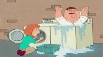 Riding The Washing Machine GIF - WashingMachine FamilyGuy Laundry - Discover & Share GIFs