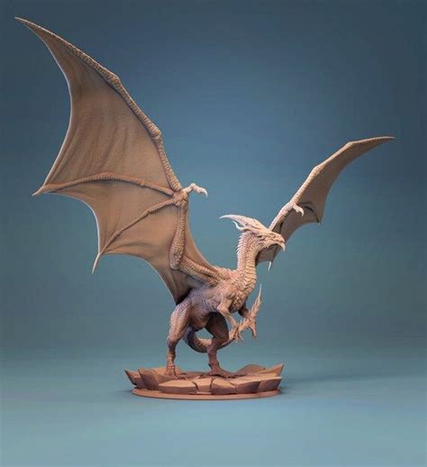 PLEASE READ THE WHOLE DESCRIPTIONAncient White Dragon miniature from Lord of the Print. Ideal ...