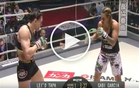 Gabi Garcia vs Lei'D Tapa Full Fight Rizin FF