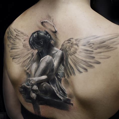 Angel Back Tattoo