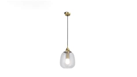 Temple Pendant Light And 002 Plumen Bulb, Brass - Download Free 3D model by MADE.COM (@made-it ...