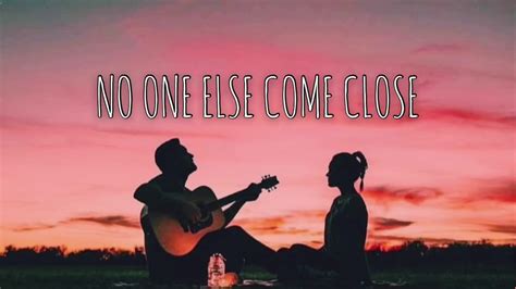 No one else come close - Joe (Lyrics Video) - YouTube