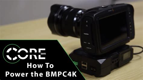 How to Power the Blackmagic Pocket 4k Camera - YouTube