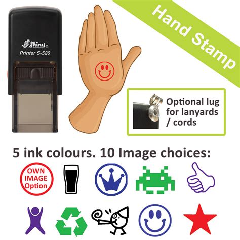 Hand Stamps | Skin Safe, Self-inking Event Re-entry, Hand Stamps. Free Delivery