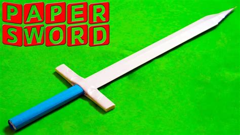 How to make a Paper Sword (easy paper sword)