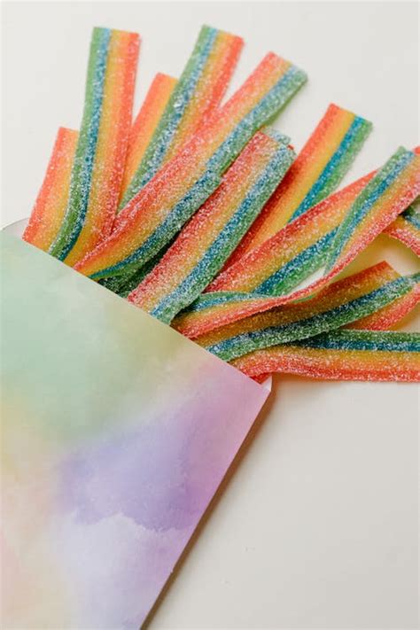 Sour Tape Candies in Close Up Shot · Free Stock Photo