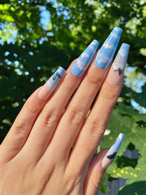 Best Blue Butterfly Nail Designs | StyleWile