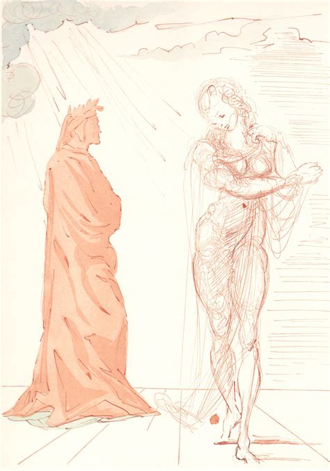 Salvador Dalí, Virgil Comforts Dante (Inferno: Canto 2), 1960-64 ...