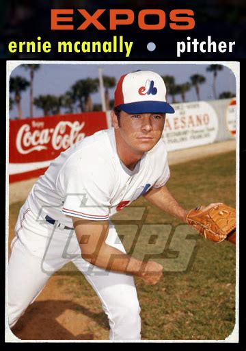 1971 Baseball Card Update: 1971 Montreal Expos (5th): 71-90, .441, 25.5GB