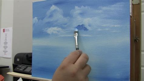 Learn To Paint Clouds - YouTube