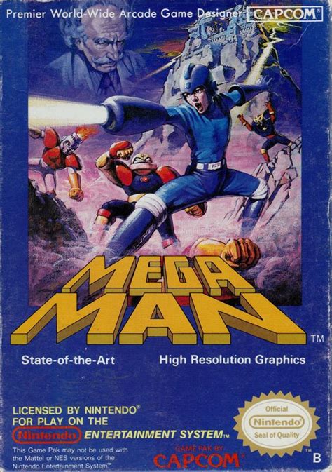 Mega Man (1987) NES box cover art - MobyGames