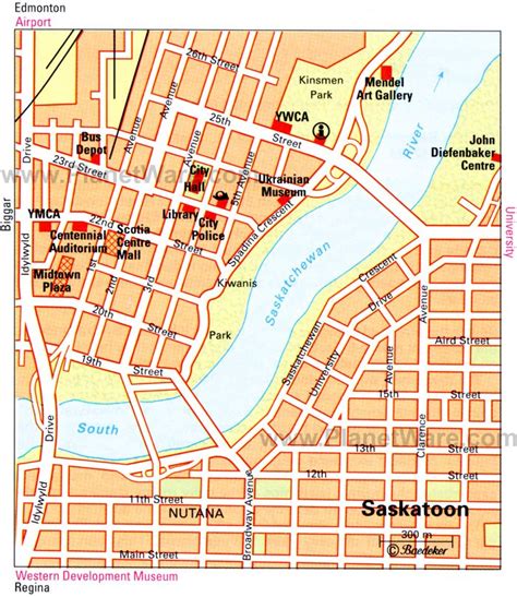 Printable Map Of Saskatoon - Printable Word Searches