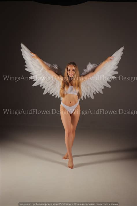 White angel wings angel wings Victoria secret angel wings | Etsy