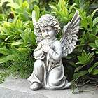Kneeling Praying Angel Sculpture and Statue