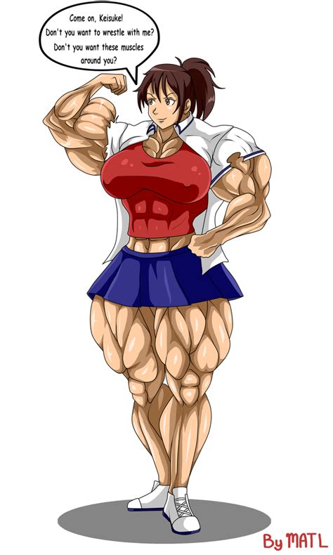 Muscular Female Anime ~ Hadziqah Khairunnisa