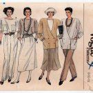 Women's Blazer Sewing Pattern, Lined Jacket Misses Size 10 Vintage UNCUT Butterick 6998